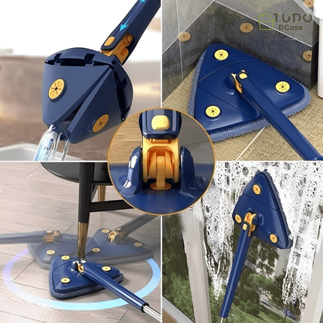 Mop Triangular Premium 360º ( + 2 PANOS GRÁTIS! )