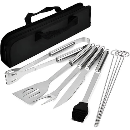 Kit Churrasco Com 9 Peças + Estojo - Rei da Brasa