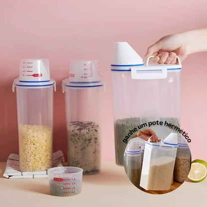Compre 3 e Ganhe 1 Pote Hermético 2,5L - Kit Tudo DCasa