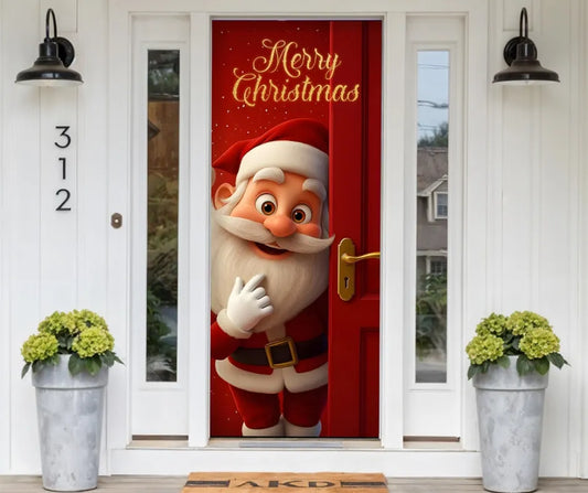 Capa Decorativa Natalina para Porta - Coleção Noite Feliz