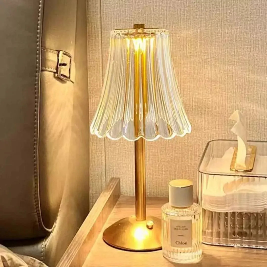 Abajur Cúpula | Luminária de Mesa Transparente