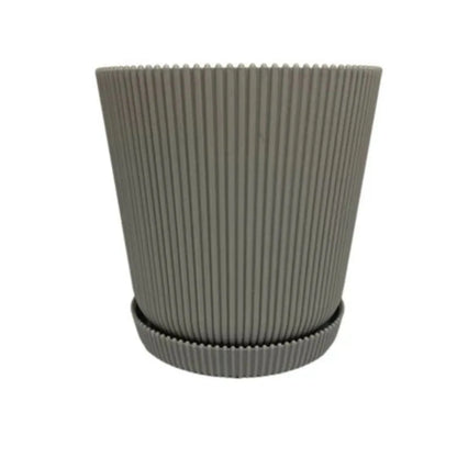 Kit de Vaso Decorativo com Bandeja Plastico
