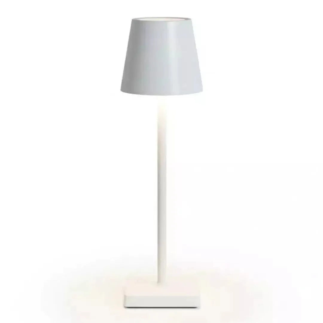 Abajur LED Moderno Recarregável Touch 3 Cores Sem Fio