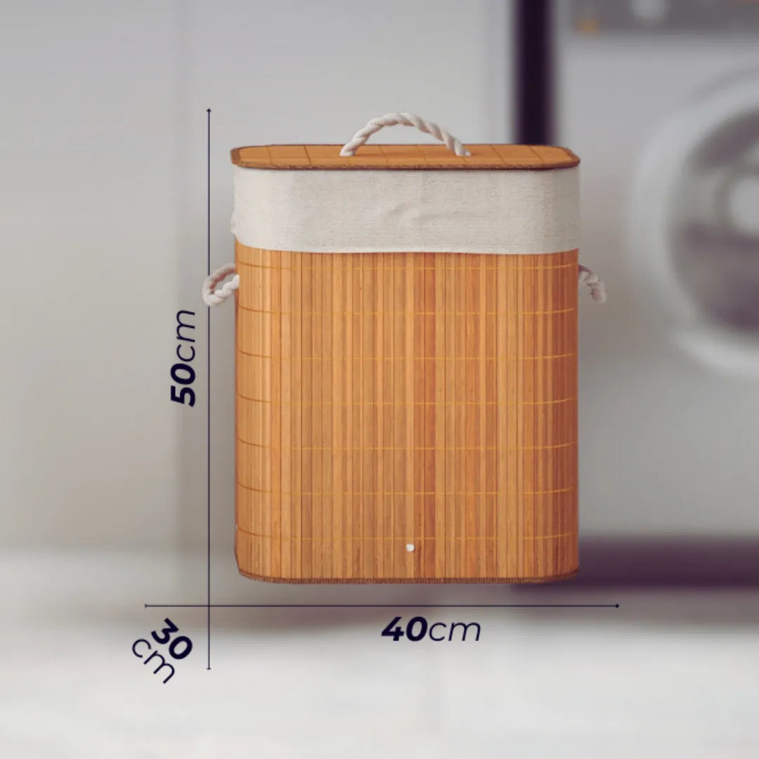 Cesto De Roupa Suja - Linha Eco Bambu