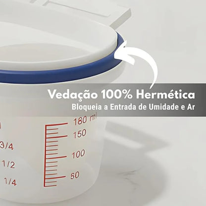 Compre 3 e Ganhe 1 Pote Hermético 2,5L - Kit Tudo DCasa