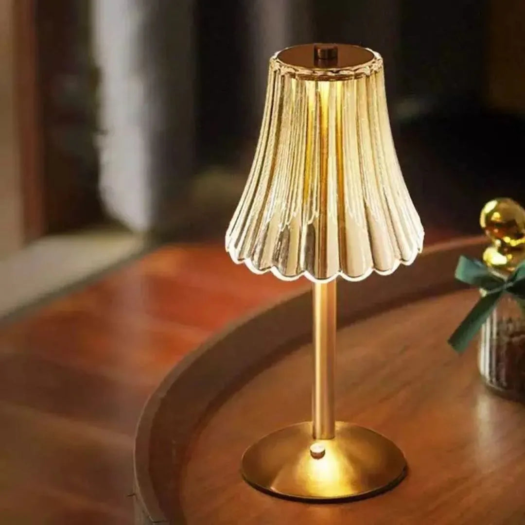 Abajur Cúpula | Luminária de Mesa Transparente