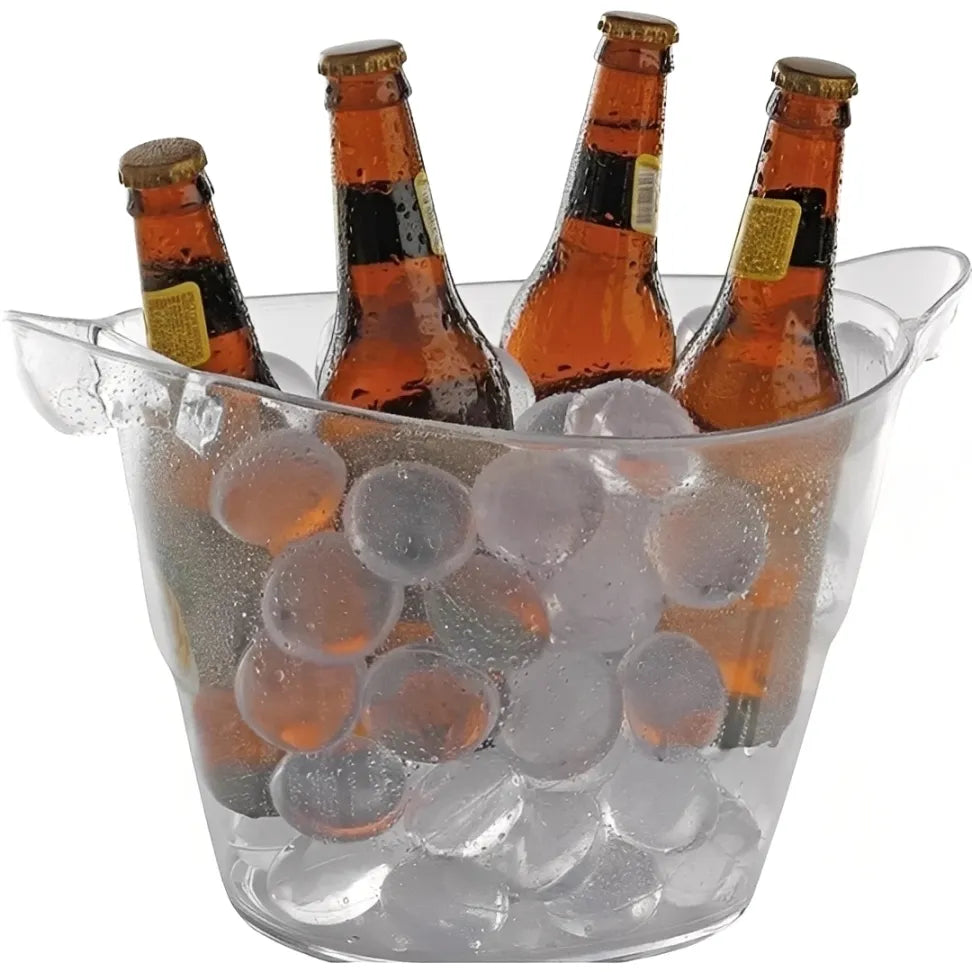 Balde Para Gelo Em Acrílico Cristal 7 Litros - Linha Glamour