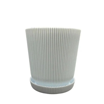 Kit de Vaso Decorativo com Bandeja Plastico