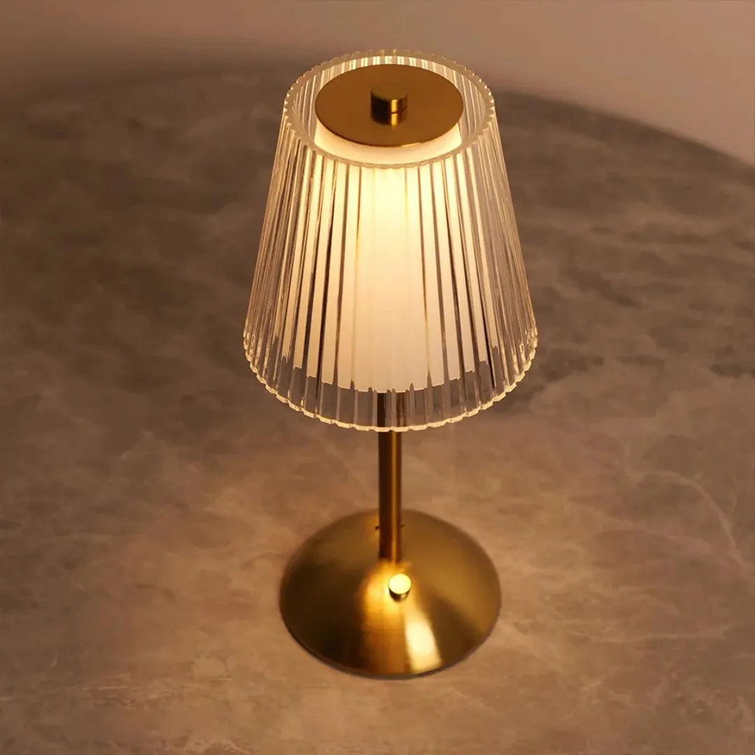 Abajur Cúpula | Luminária de Mesa Transparente
