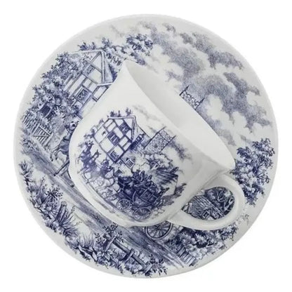 Aparelho De Jantar E Chá 20 Peças - Toile De Jouy