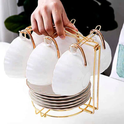 Suporte p/ Xícaras Dourado