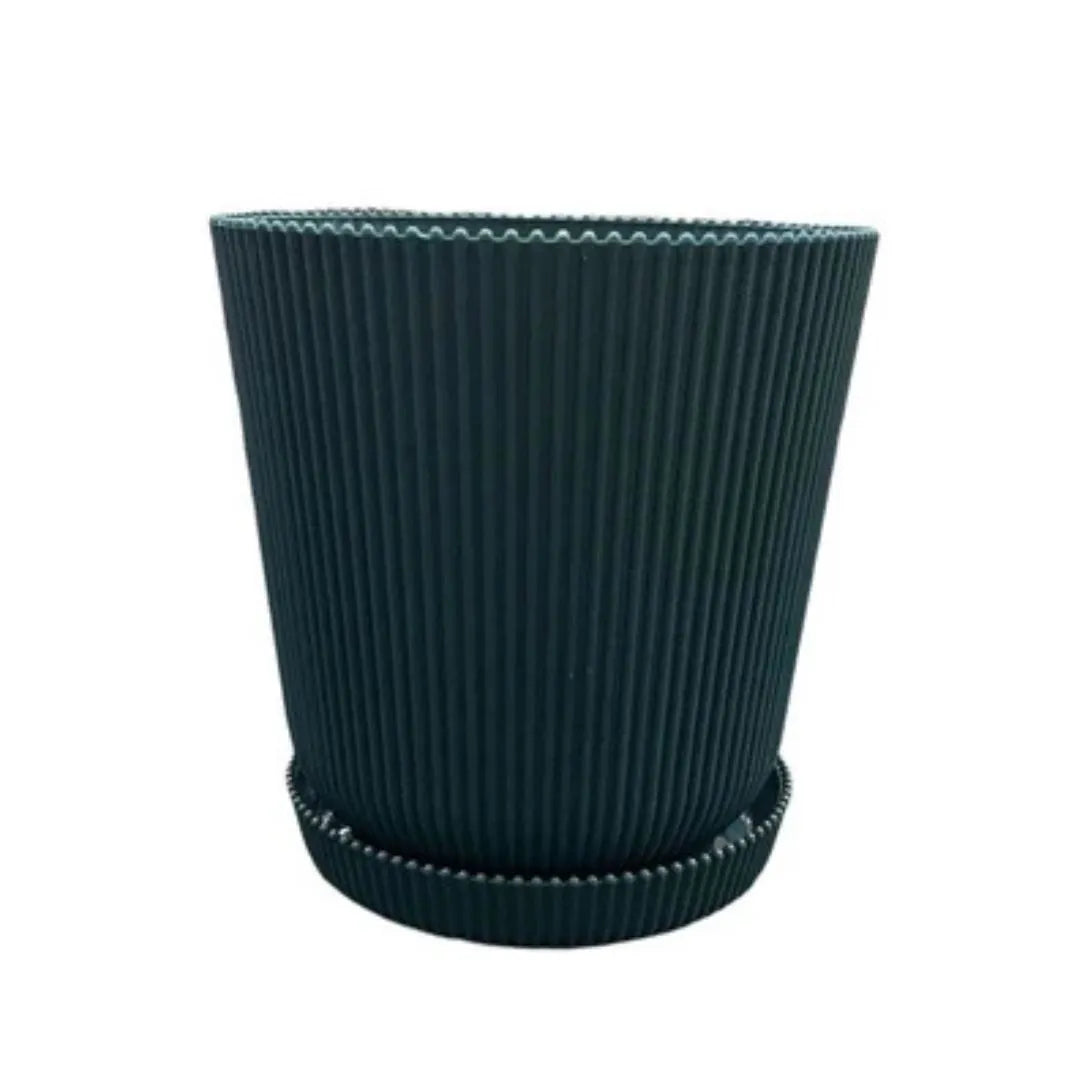 Kit de Vaso Decorativo com Bandeja Plastico