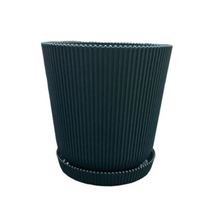 Kit de Vaso Decorativo com Bandeja Plastico