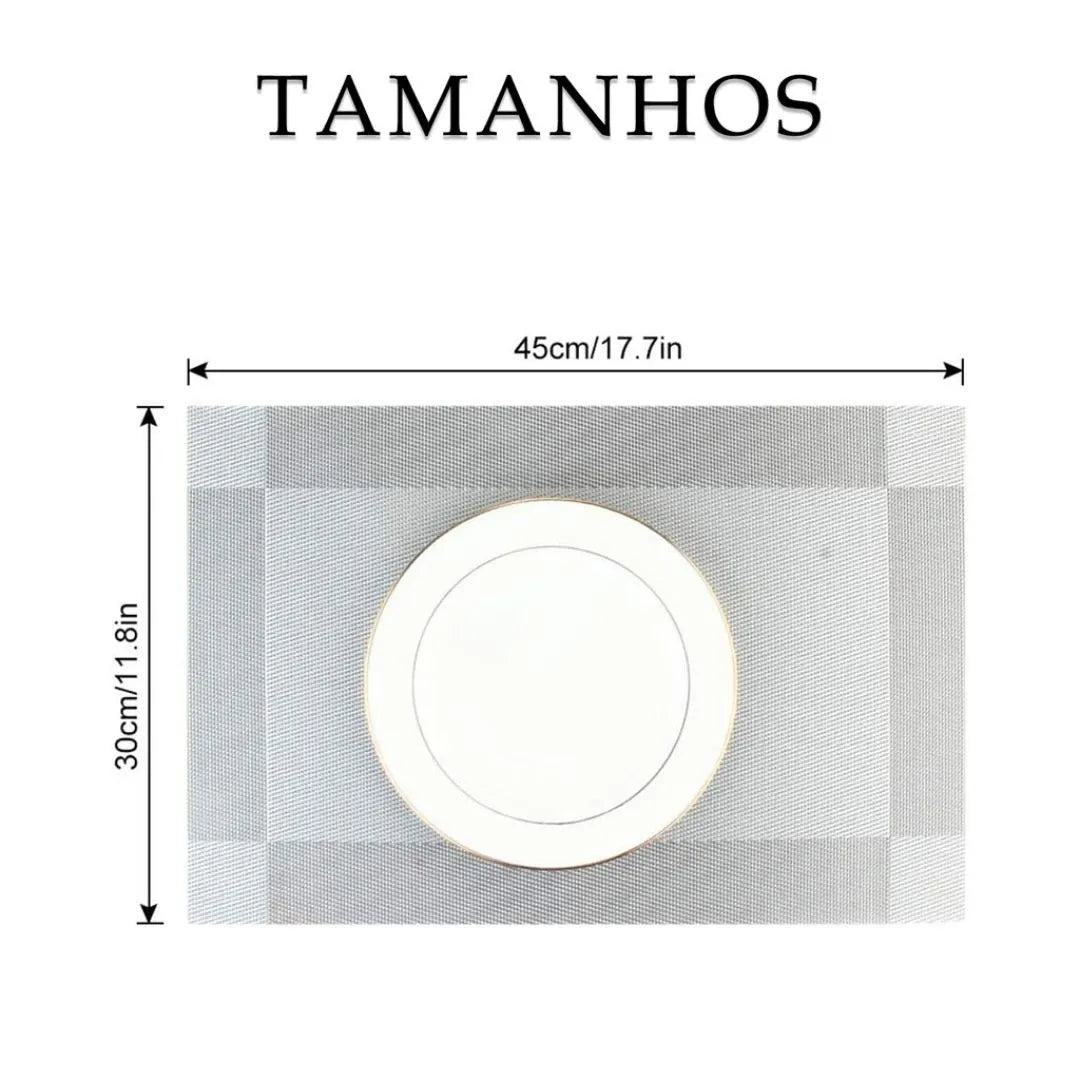 Kit 6 Jogos Americanos - Coleção Noite Feliz