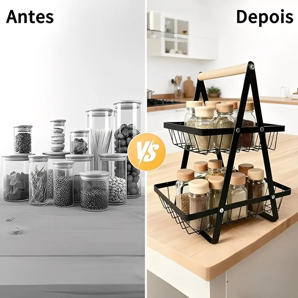 Fruteira De Mesa 2 e 3 Andares - Linha Gourmet