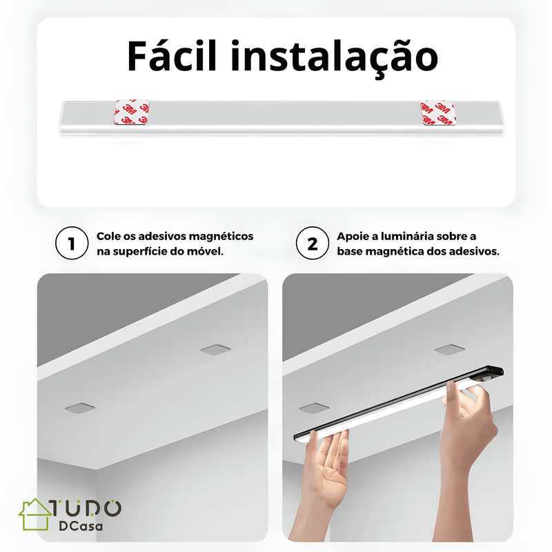 Luz Mágica Em Led Com Sensor De Movimento