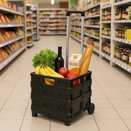 Carrinho de Compras Portátil Multiuso Dobrável - Smart Move