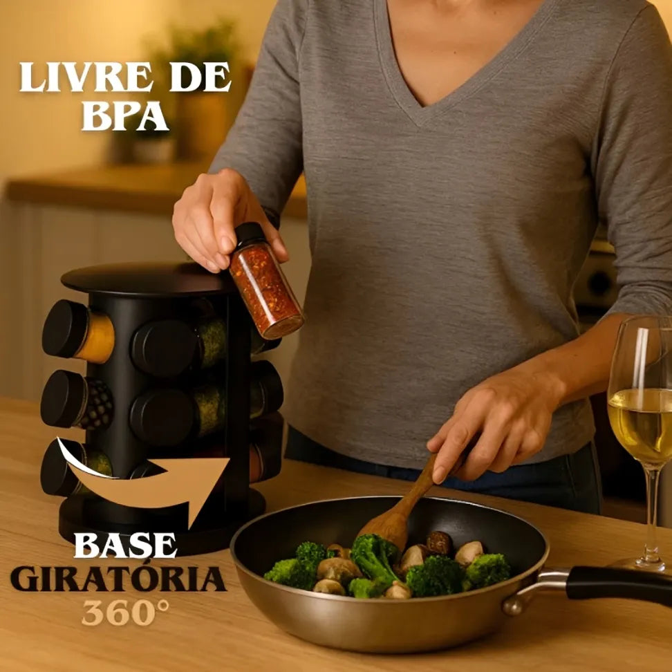 Porta Condimentos Gourmet 360°