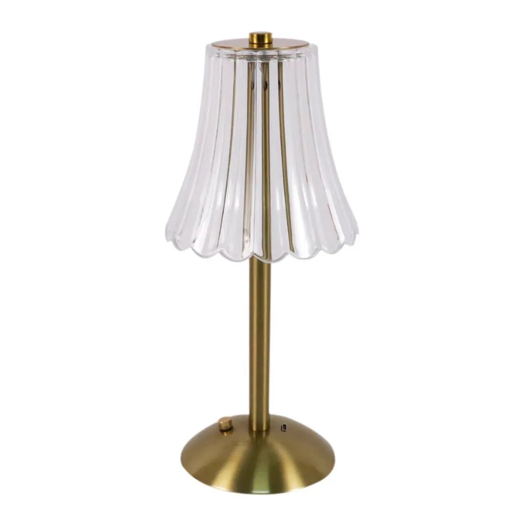 Abajur Cúpula | Luminária de Mesa Transparente