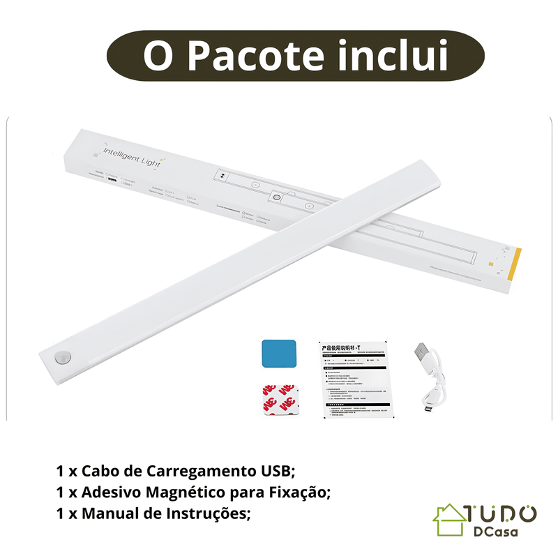 Luz Mágica Em Led Com Sensor De Movimento