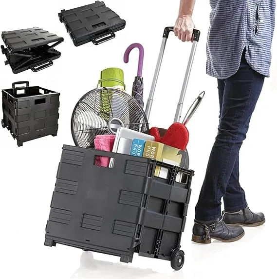Carrinho de Compras Portátil Multiuso Dobrável - Smart Move