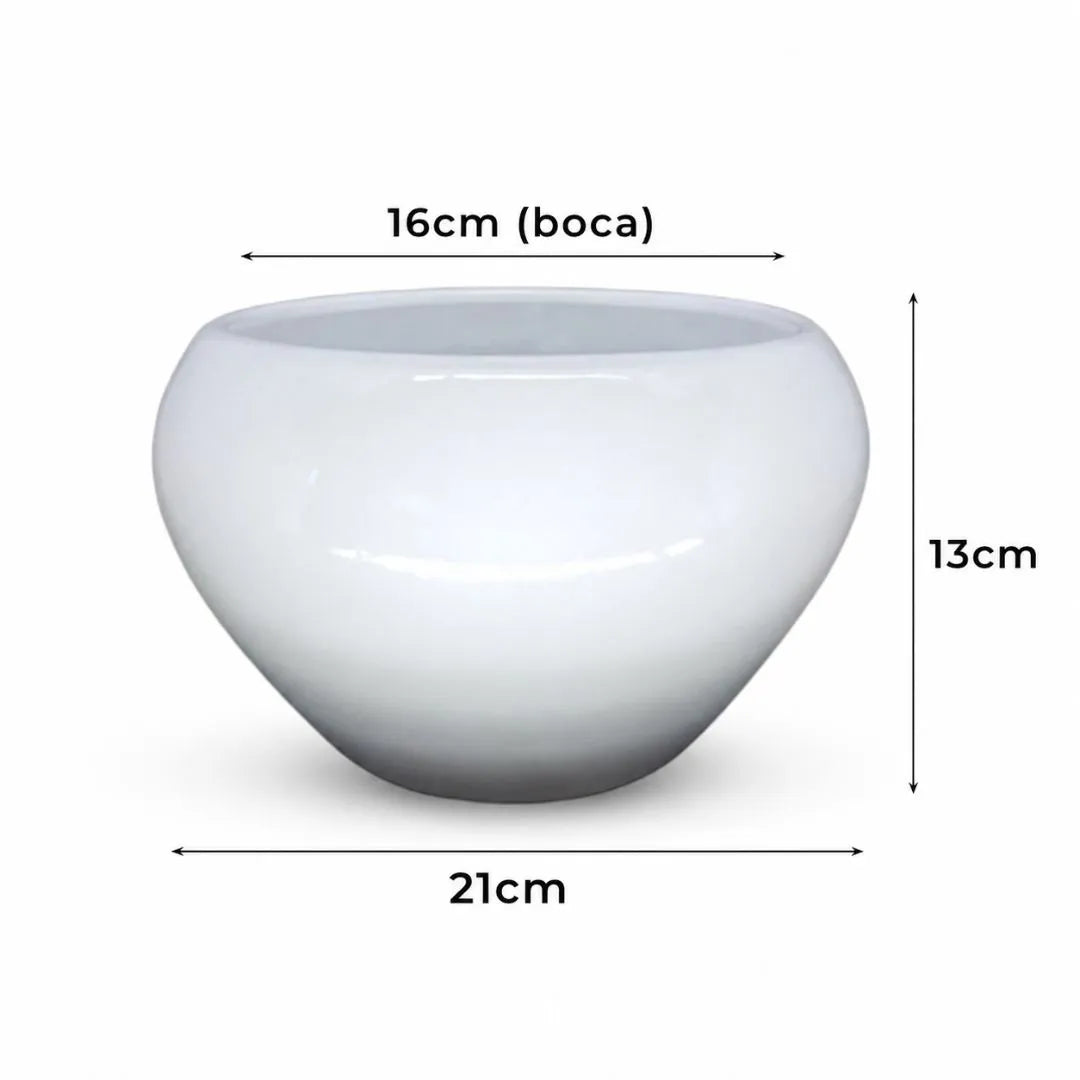Cachepô Vaso Gerbra Centro de Mesa Cerâmica Grande