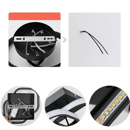 Luminária Led  Minimalista Quadrada