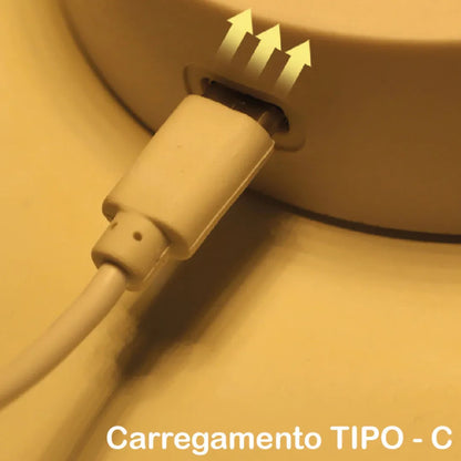 kit 2 Abajur  LED Recarregável Retrátil - Lúmine