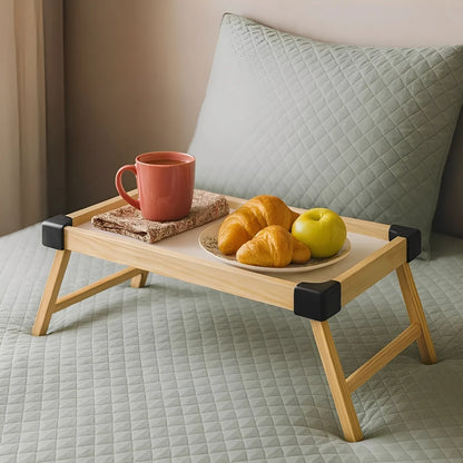 Bandeja de Servir Café da Manhã Na Cama Retangular - Tudo DCasa