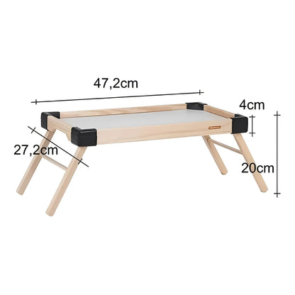 Bandeja de Servir Café da Manhã Na Cama Retangular - Tudo DCasa